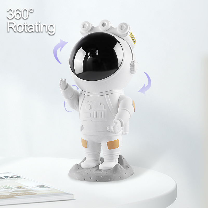 Popular usb star projector galaxy night light astronaut projector lights decoration with timer remote