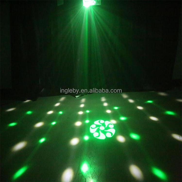 Butterfly led spot light DMX512 strobe laser gobo light 4 in 1 led stage lighting