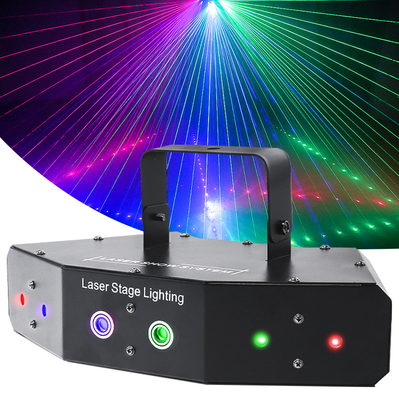 Popular RGB programmable  beam lights show text laser projector for party disco galaxy laser projector light for Christmas