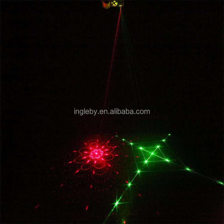 Butterfly led spot light DMX512 strobe laser gobo light 4 in 1 led stage lighting