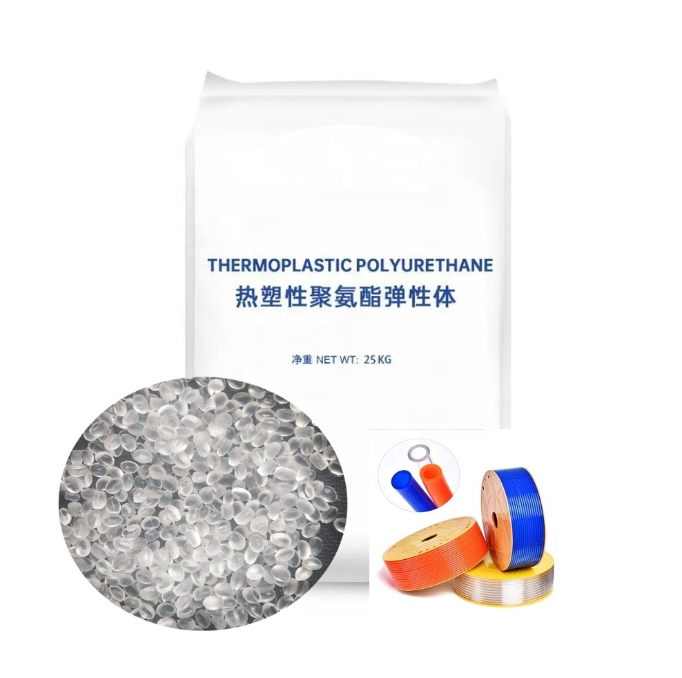 Virgin Granule Extrusion Tube Injection Pipe Plastic Pellets Transparent Thermoplastic Polyurethane Grade TPU 80A 85A 90A 95A