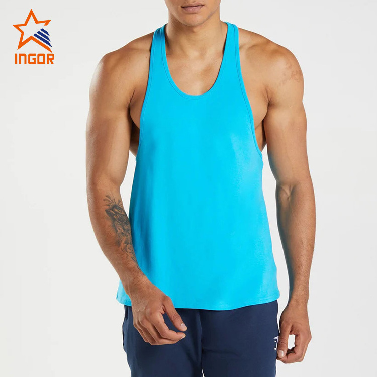 Ingor Sports Wear Y Back bodybuilding Gym Custom Stringer Tank Top Men