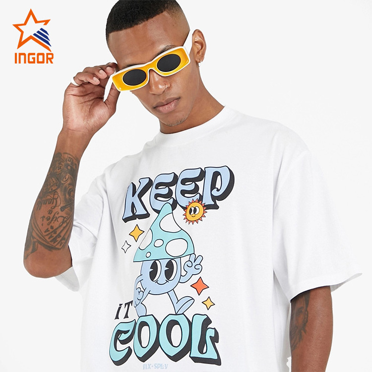 Ingor Apparel Fashion Cloth Shirts Printed T Shirt Oversized Men