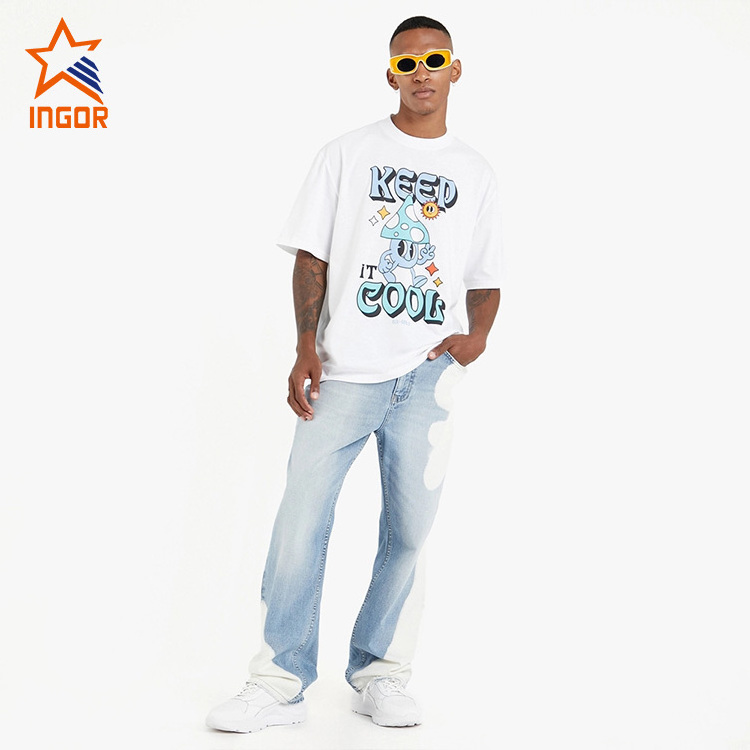 Ingor Apparel Fashion Cloth Shirts Printed T Shirt Oversized Men