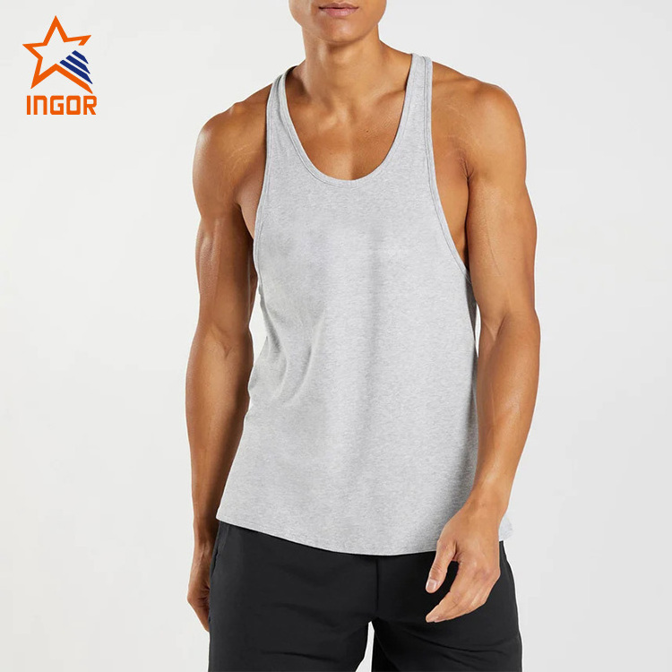 Ingor Sports Wear Y Back bodybuilding Gym Custom Stringer Tank Top Men