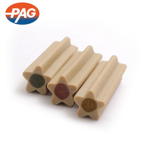 PAG Pentagram Three Tastes Teeth Cleaning Corn Natural Dog Treats Snack Chew Dental Stick Dog