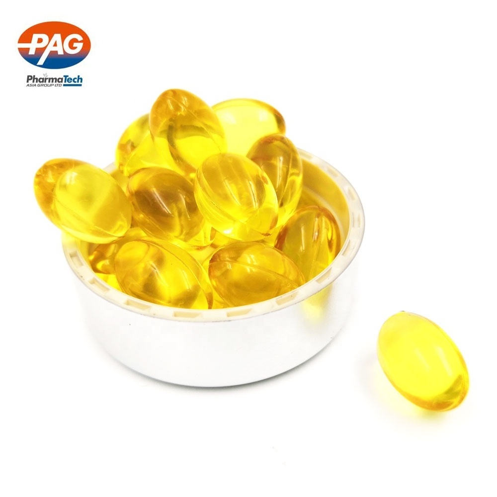 Halal Vitamin Cod Liver Oil 1000Mg Soft Capsule In Bulk Private Label