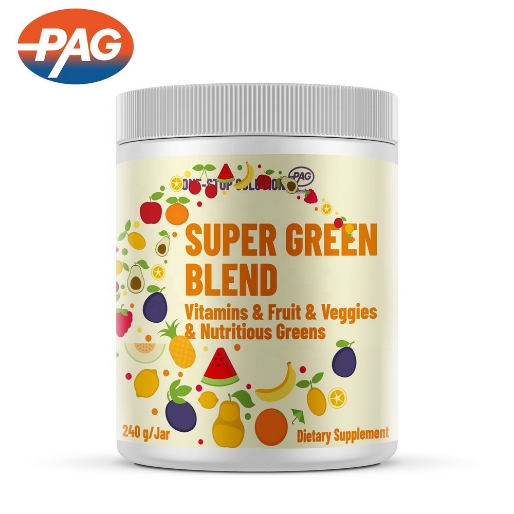 Super Green Powder Private Label Multivitamin Bulk Green Powder Organic Super Green Amazing Grass Superfood Powder