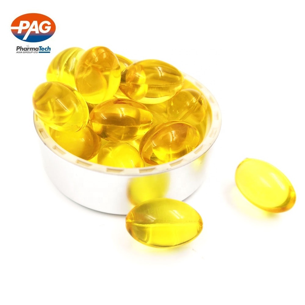 Halal Vitamin Cod Liver Oil 1000Mg Soft Capsule In Bulk Private Label