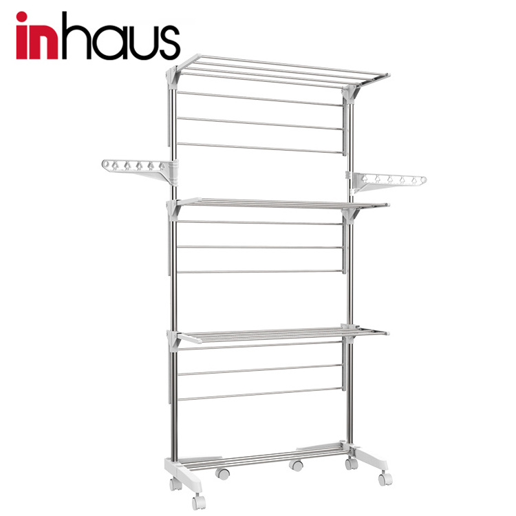 Multi-Purpose metal Clothing Garment Rack Heavy Duty Garment Rack