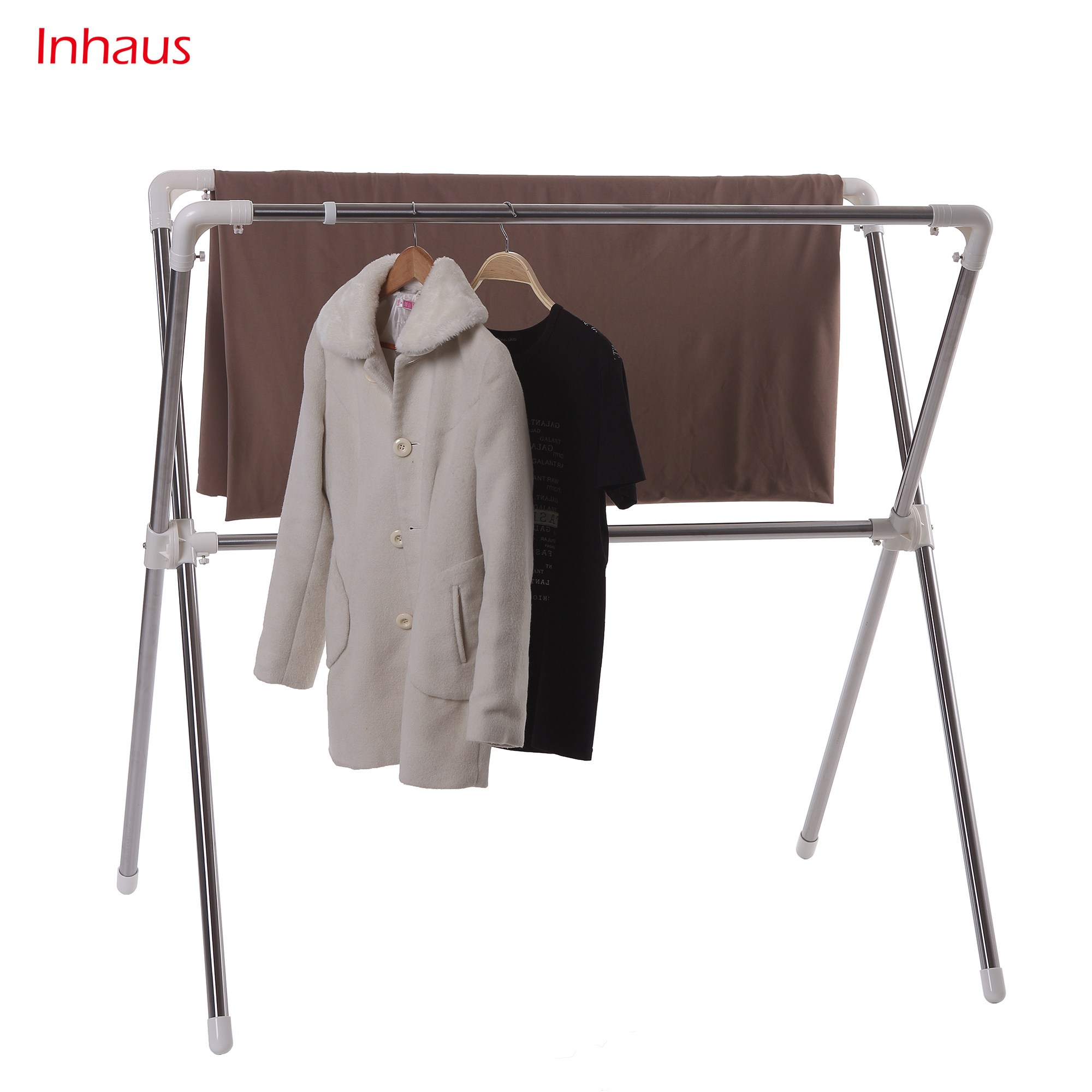 Japanese Cloth Rack Heavy Duty Commercial Portable X type clothes drying rack for Japan ...