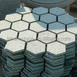 Custom high quality hexagon concrete granite paving stone