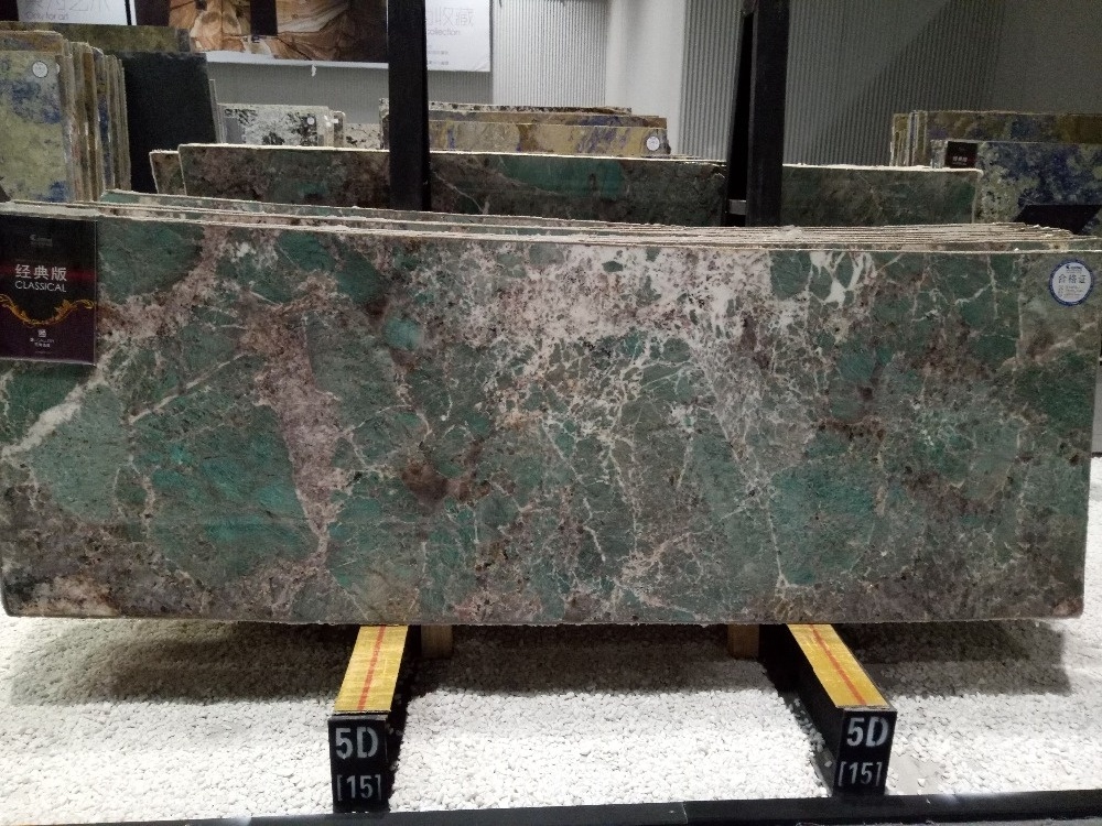 polished amazonite green granite slabs and tiles for turquoise granite stone