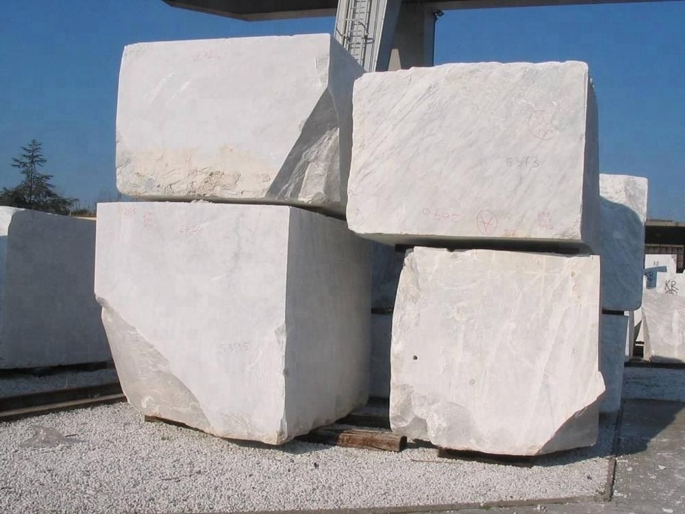 Italy Natural Stone Marble White Marble Types Hot Sale White Marble Block