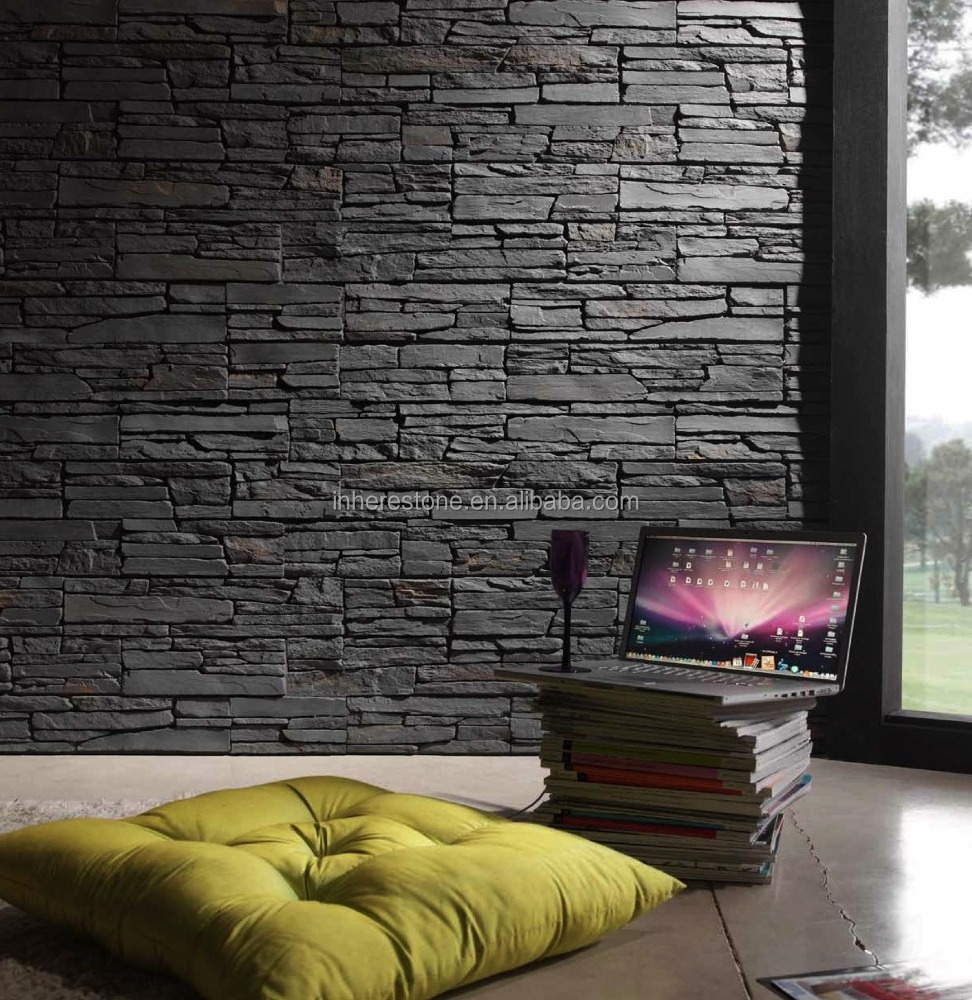 Slate grey slate wallpaper,exposed thin wall stone veneer