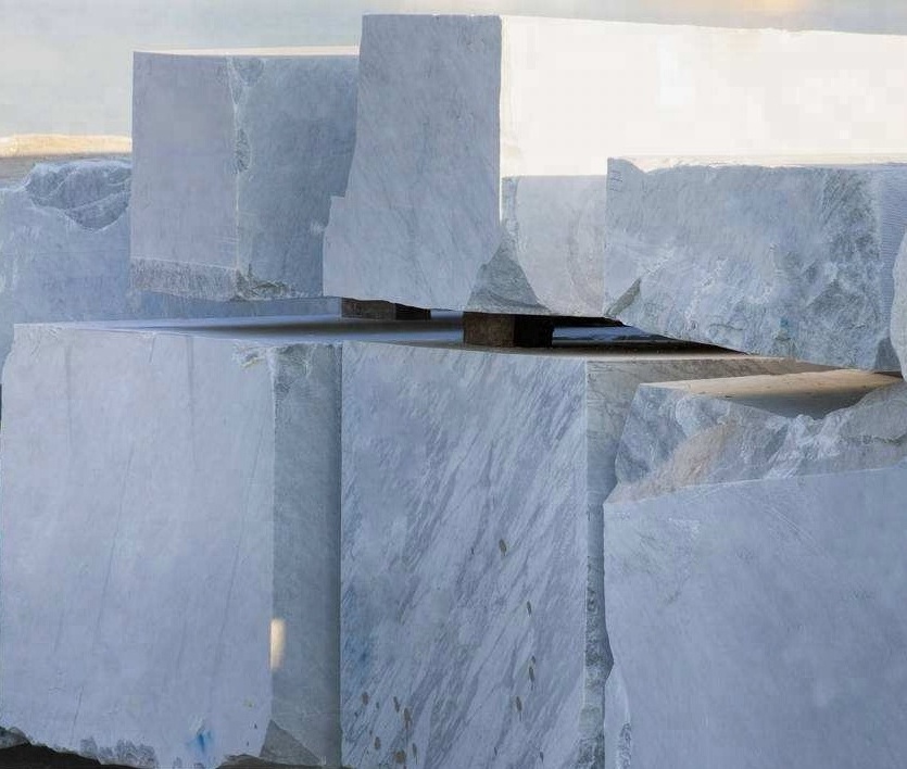 Italy Natural Stone Marble White Marble Types Hot Sale White Marble Block