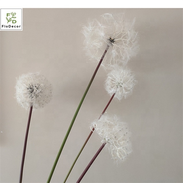 Large Size Artificial Dandelion Flower Simulation Single Stem Dandelion Hotel Wedding Party Decoration