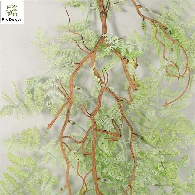 Wholesale High Quality Soft Plastic Wall Hanging Plants Artificial Vine Greenery Mall Garden Home Wedding Decoration