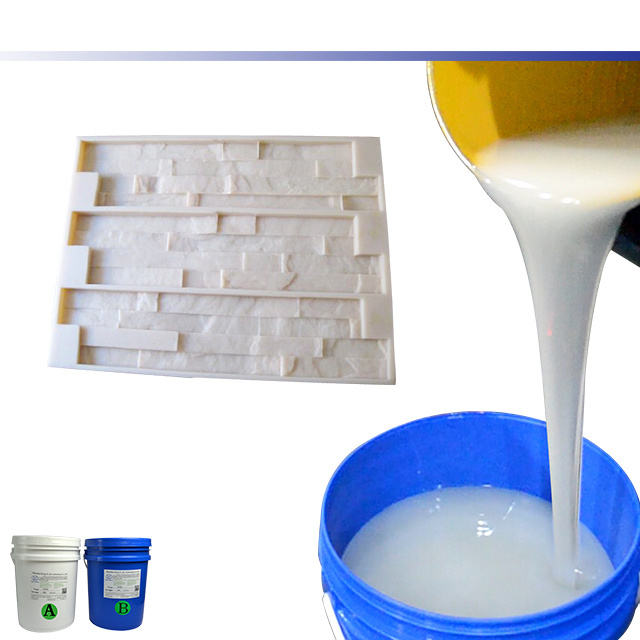 25 Shore A RTV Liquid Silicone Rubber for Cement / Concrete Mold Making