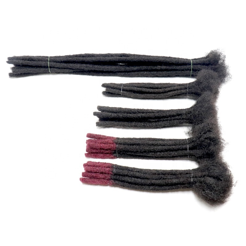 Factory Wholesale Price Dread Locks 100% Human Hair Extensions Braiding Hair Locs Dreadlocks Human Hair Vendors