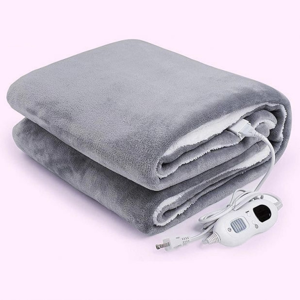 electric over warm blanket Power Saving Heated Blanket Throw Thermal Heating Bed Pad Wire Electric Rechargeable Blanket