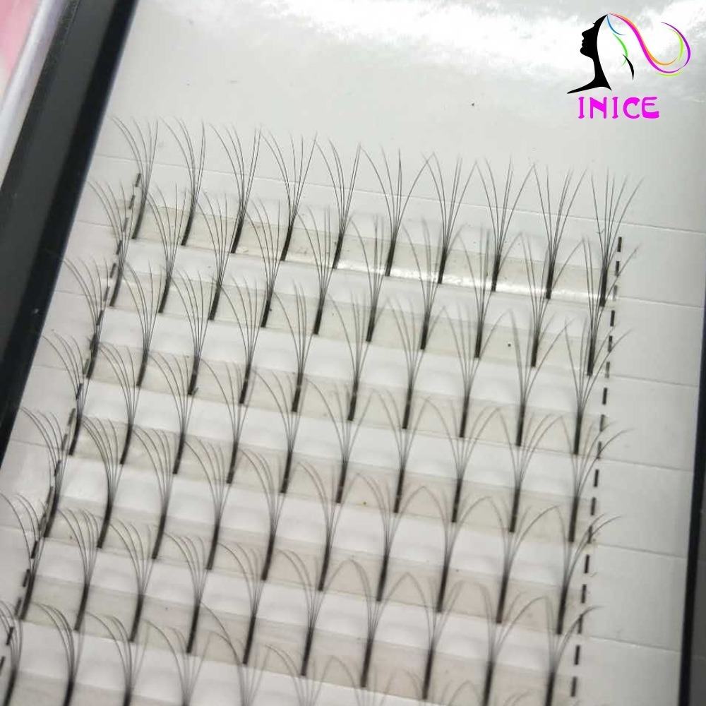 Premade Volume Fan 3d 5D Cluster Eyelash Extension Wholesale Supplies Private Label Russian Lash Extensions 12 a Grade Tapered