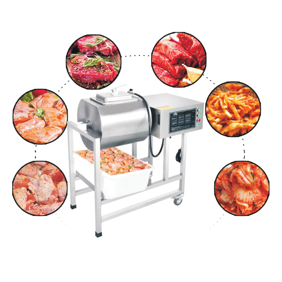 Stainless steel meat tumbler marinade machine meat tumbling machine chicken marinating machine