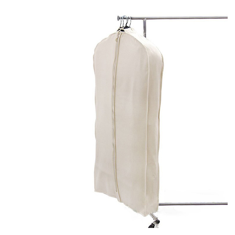 Wholesale Cheap Custom 100% Biodegradable Organic Bulk Canvas Cotton Suit Garment Cover Bag