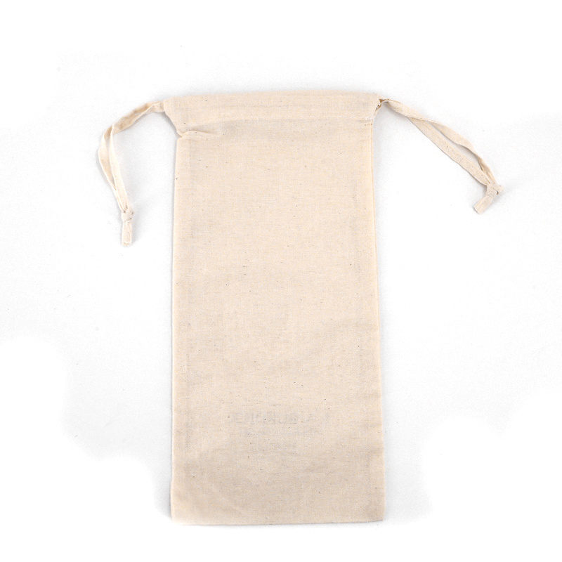 eco friendly reusable cosmetic logo mini muslin organza cotton linen food drawstring bag