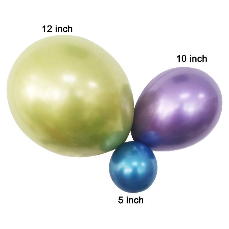 Giant Metallic Globos Ballons Inflatable Helium Latex Chrome Balloons For Birthday Party Wedding Decoration