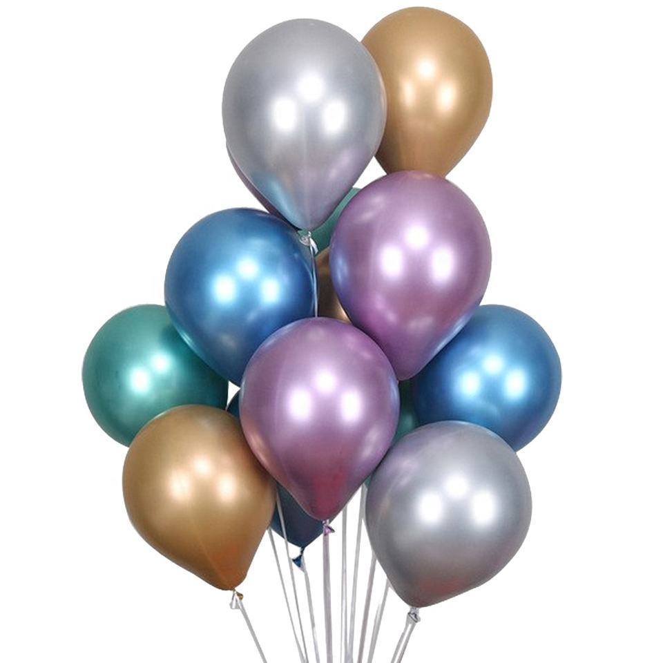 Giant Metallic Globos Ballons Inflatable Helium Latex Chrome Balloons For Birthday Party Wedding Decoration