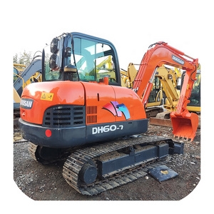 Used DOOSAN Mini Excavator DH60 DH55 DH80,Korea original 5TON 6TON 8TON doosan excavator,DH60-7 with Attachments in Cheap Price