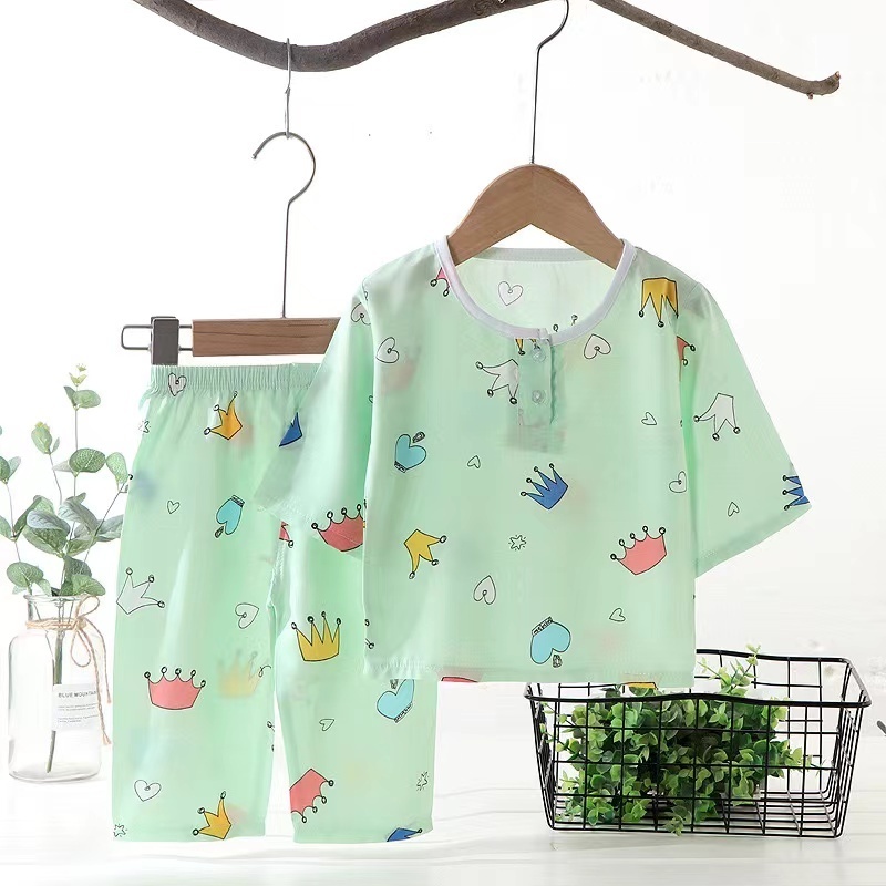 Wholesale Unisex Baby T shirt+Shorts Pants 2pcs Set Kids Wear Cute Printed Multi-Colors Clothing Suit Factory Supplier