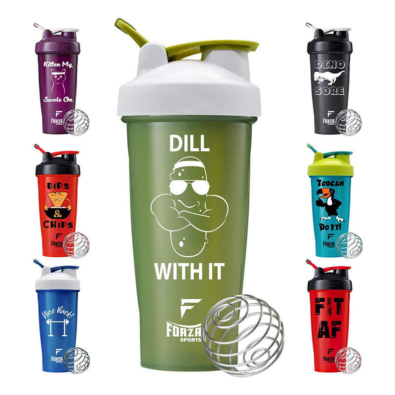 Custom Logo Bpa Free Large Sports Fitness Plastic Shaker Cups Blender Gym Protein Shaker Bottle for Workout Gifts