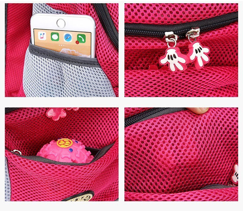 Double Shoulder Portable Front Pet Dog Travel Carrier Backpack Bag for Small Dogs