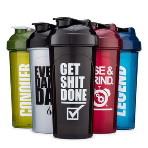 Custom Logo Bpa Free Large Sports Fitness Plastic Shaker Cups Blender Gym Protein Shaker Bottle for Workout Gifts