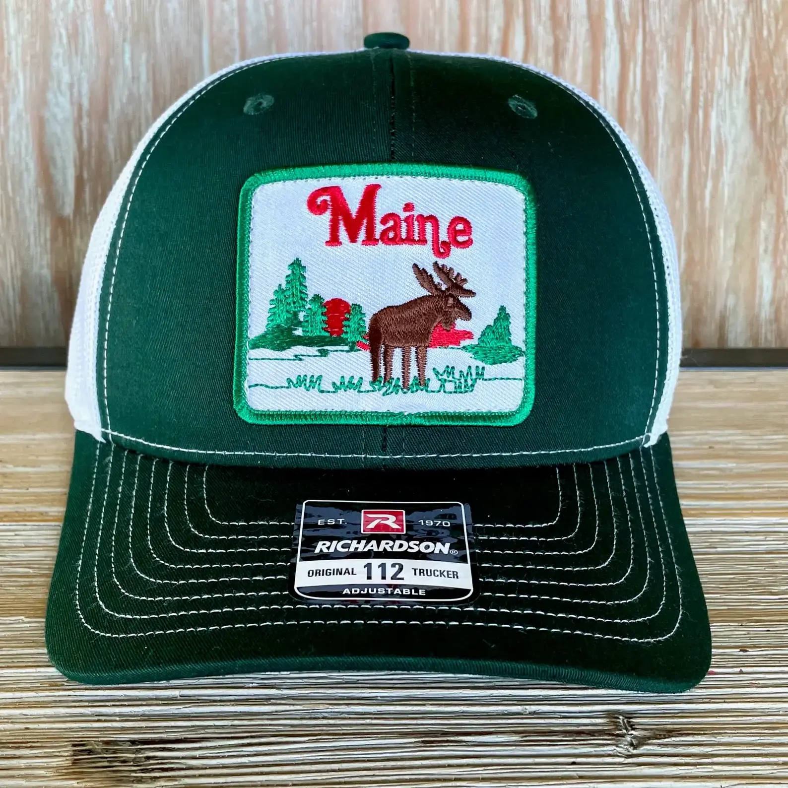 Custom Merrow Patch Split Richardson 112 Trucker Hats Caps, Christmas Custom Logo Yupoong Cap Snapback Promotional Gift Mesh Cap