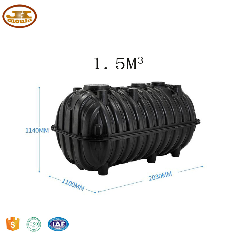 Different Size Family Used Three Chamber Septic Tank for Toilet Water Treatment