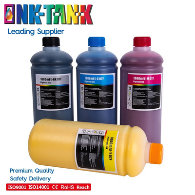 INK-TANK 1000ml 1L High-end White Premium DTF Tinta Pigment T-Shirt DFT Transfer Ink For Epson i3200 DX7 XP600 4720 Printer