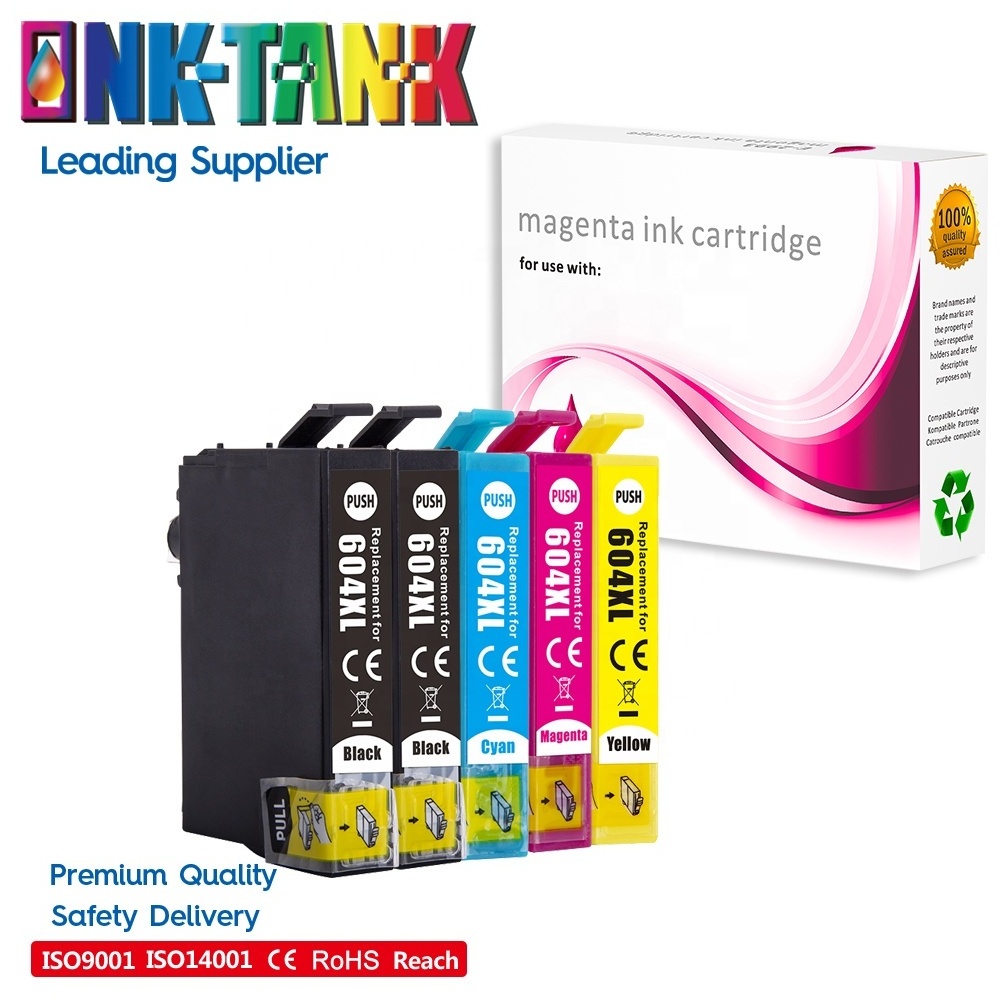 INK-TANK 604XL T604 T 604 XL T604 XL Cartuchos Premium Compatible InkJet Ink Cartridge for Epson XP 2200 XP-2205 XP-4200 Printer