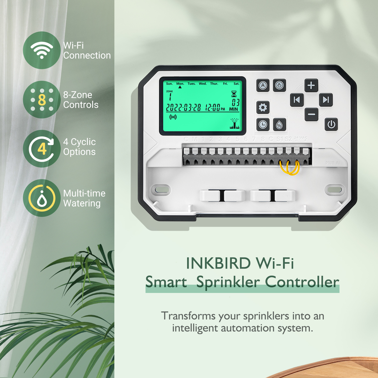 INKBIRD IIC-800 WIFI smart irrigation system sprinkler controller