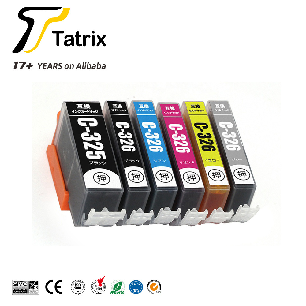 Tatrix  BCI-325 BCI325 BCI-326 BCI326 Premium Color Compatible Inkjet Ink Cartridge for Canon PIXUS IP4830 IX6530 MG5130