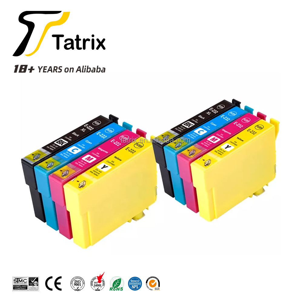 Tatrix Premium 232 XL 232XL color Compatible InkJet 232XL ink Cartridge for Epson XP-4200 XP-4205 WF-2930 WF-2950 Printer