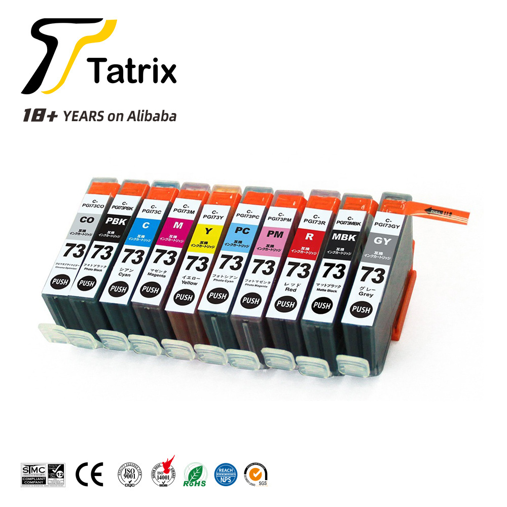 Tatrix PGI73 PGI-73 Color Compatible Printer Ink Cartridge for Canon PIXUS Pro-10