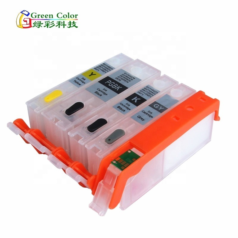 PGI-170 CLI-171 PGI170  Refill ink cartridge for Canon PIXMA MG6810 MG5710 MG7710 Printer with arc chip