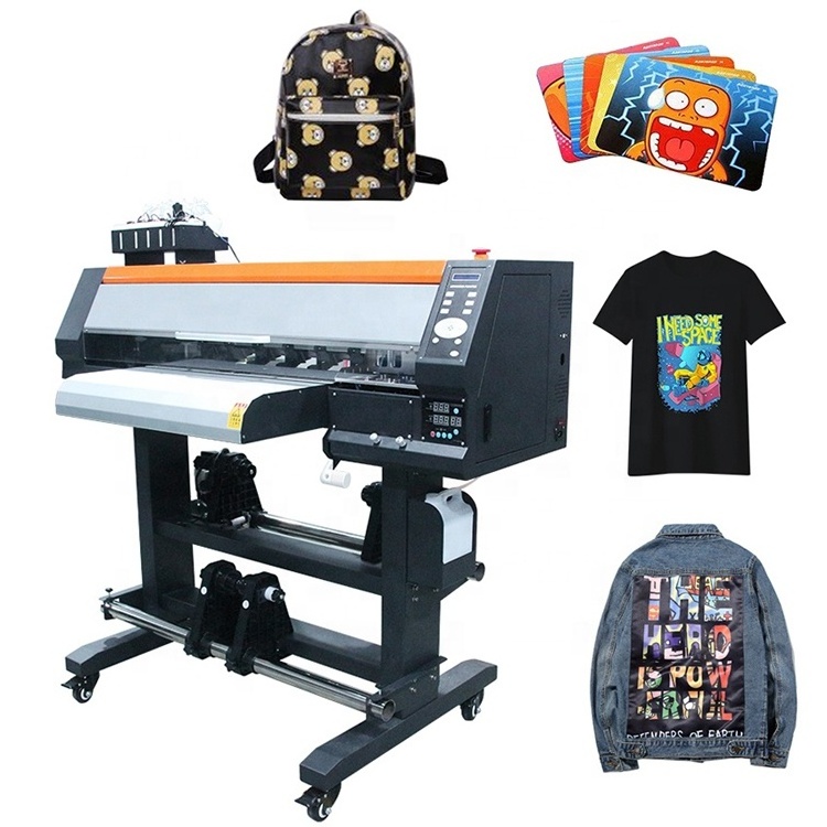 direct to film printer 60cm plastisol heat transfer printer for garment T shirt direct to film printing machine with dual 4720 print head