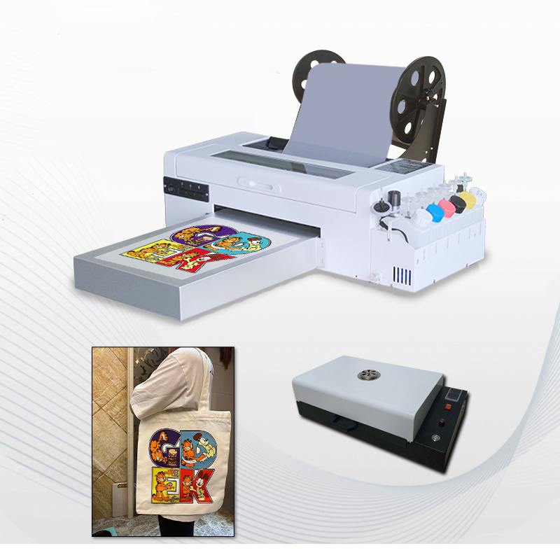 Easy to operate direct to film t-shirt printing machine with cleaning function no clogging direct to film printer L1800