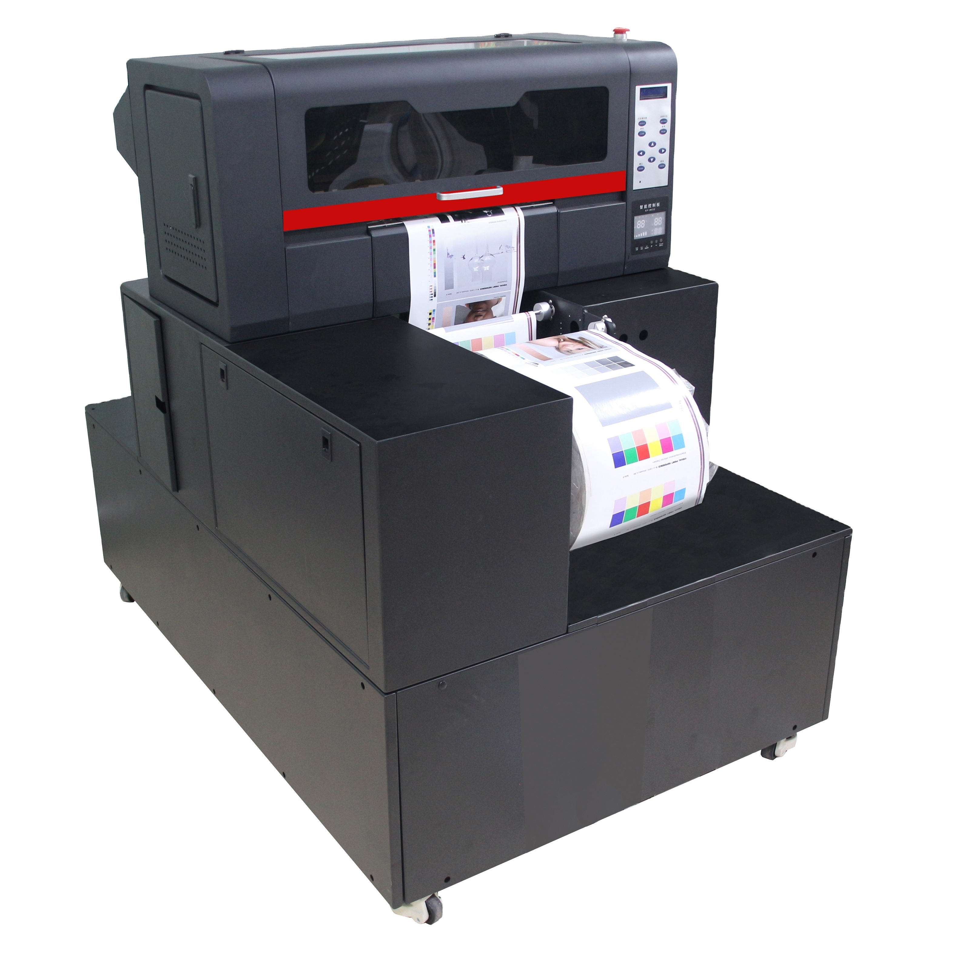 A3 Digital inkjet color label printer with i3200 print head high productivity