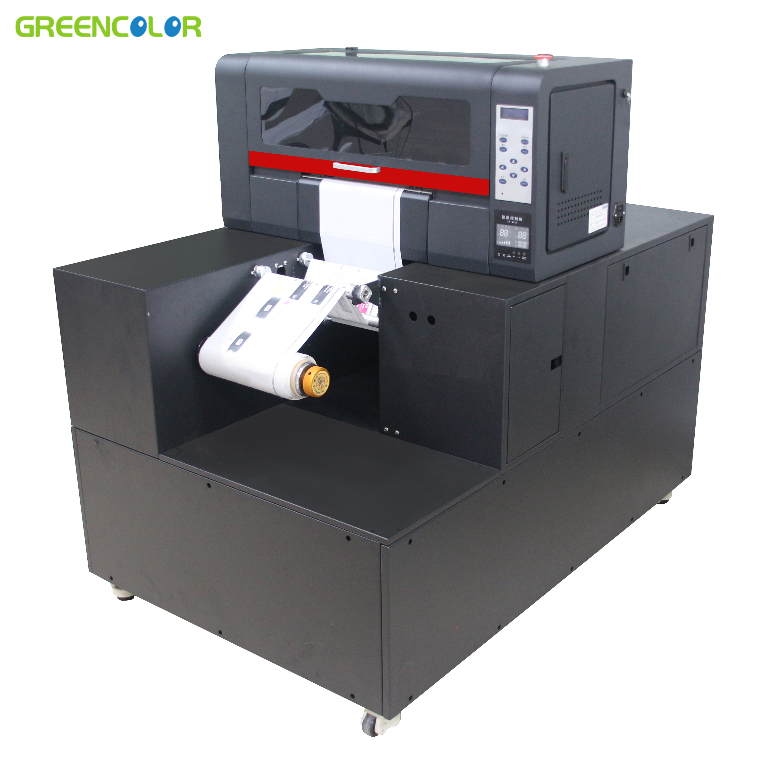 A3 Digital inkjet color label printer with i3200 print head high productivity