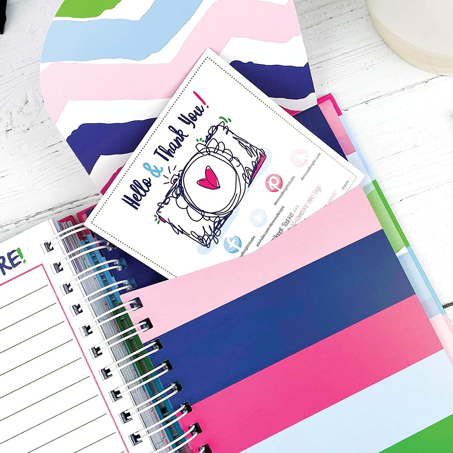 Remind Binders 18-Month Planner Book Weekly And Monthly Planner Spiral Notebook